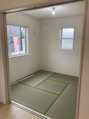 嗅覚、触覚、視覚、畳ならではの良さを感じる暮らしは如何でしょう？（1号棟）