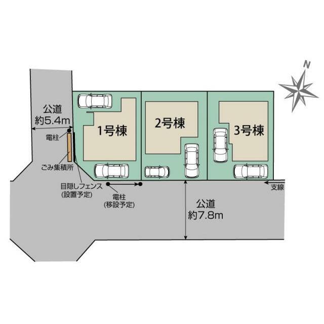 杉並区善福寺4丁目3棟 区画図