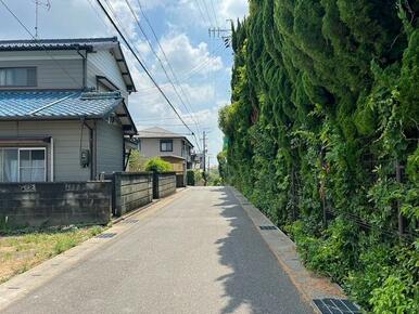 現地写真　接道