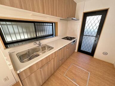 「キッチン」新品交換済みのキッチンです