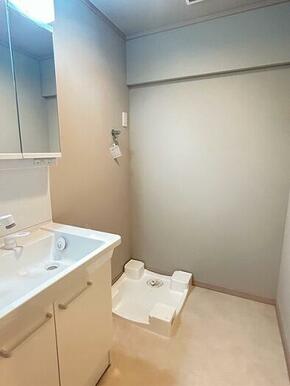 「脱衣所」別角度からのお写真です。