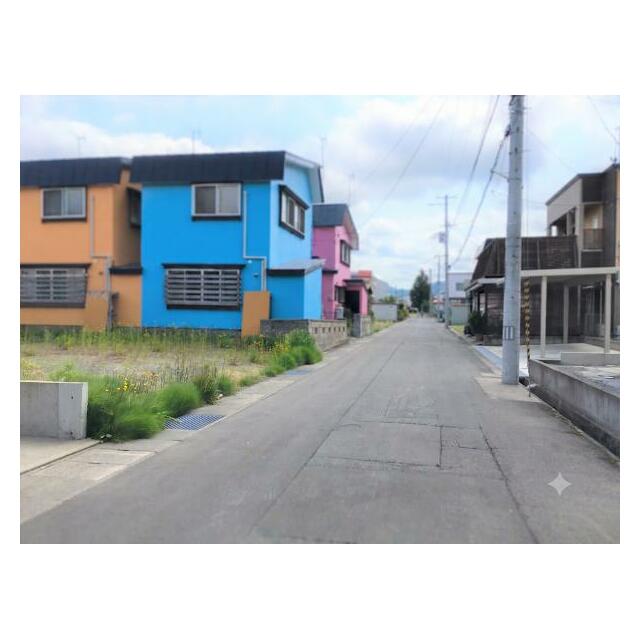 西側からの接道の様子