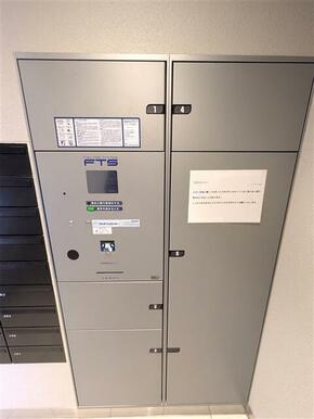 宅配ボックス。大きなお荷物も受け取れます。