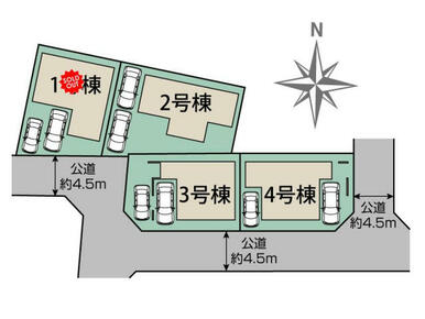 川口市安行領家2期4棟 区画図