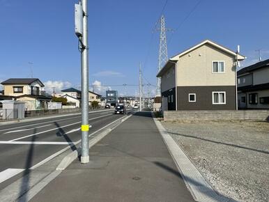 北側都市計画道路「釜大街道線」