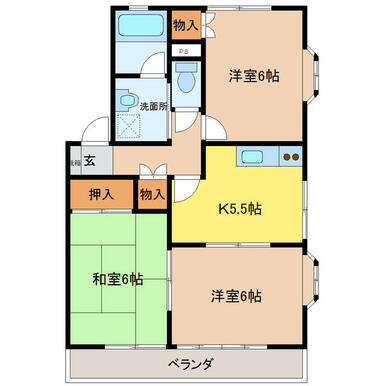 専有面積　５２．９平方メートル