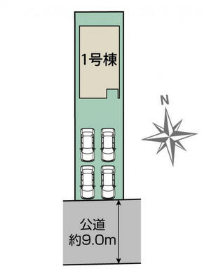 名古屋市港区茶屋新田14期1棟 区画図