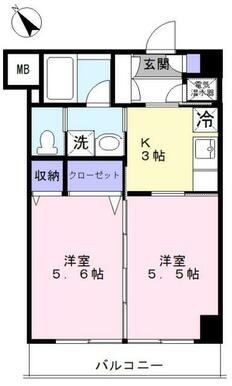 間取図（反転タイプ）