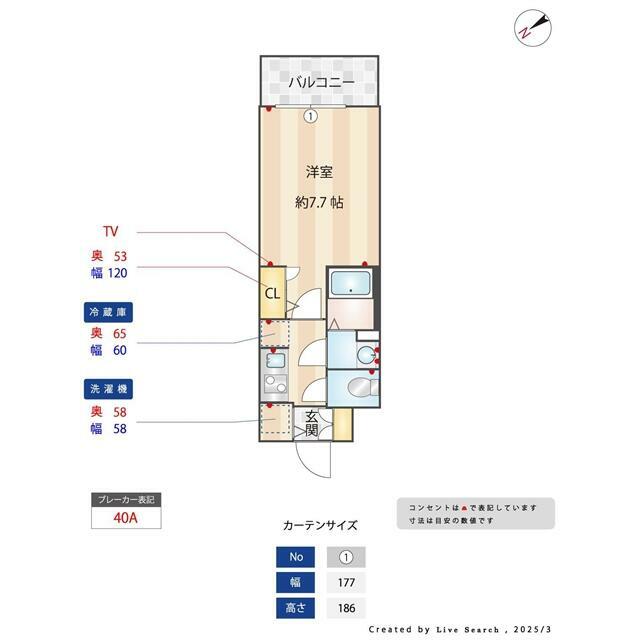 （参考）７０２号室　同タイプとなります