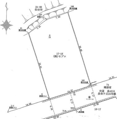 現況測量図