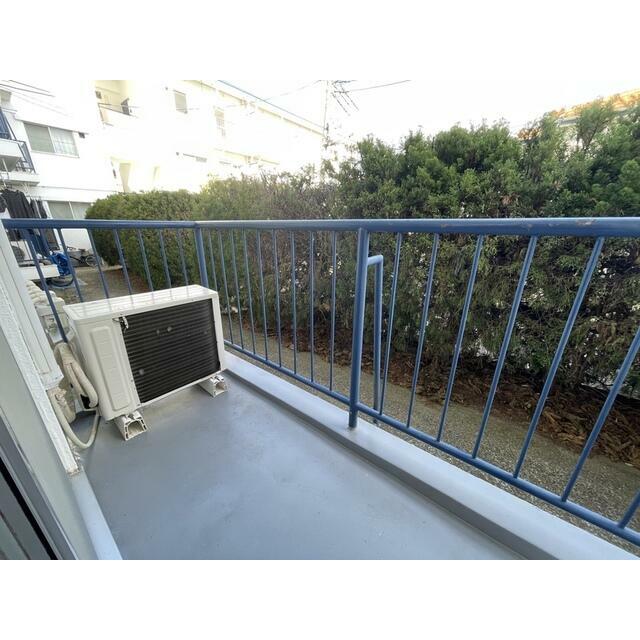 広いバルコニー