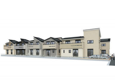 完成予想パース（1・3・5・8・9号棟）