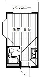 バルコニー：西向き　出窓：南向き