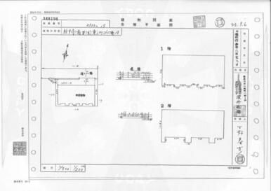 建物図面　各階平面図