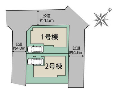 柏市常盤台2棟 区画図