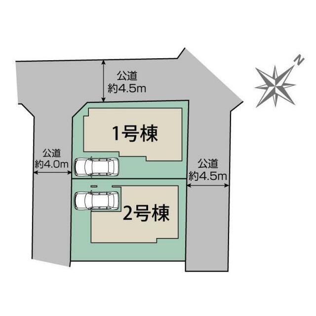 柏市常盤台2棟 区画図