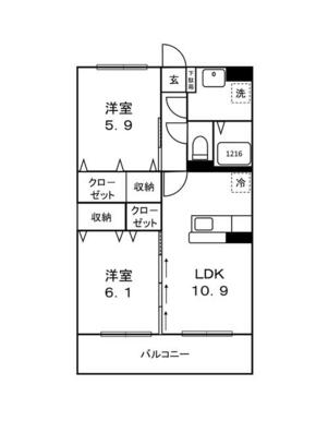 反転間取りの場合あり