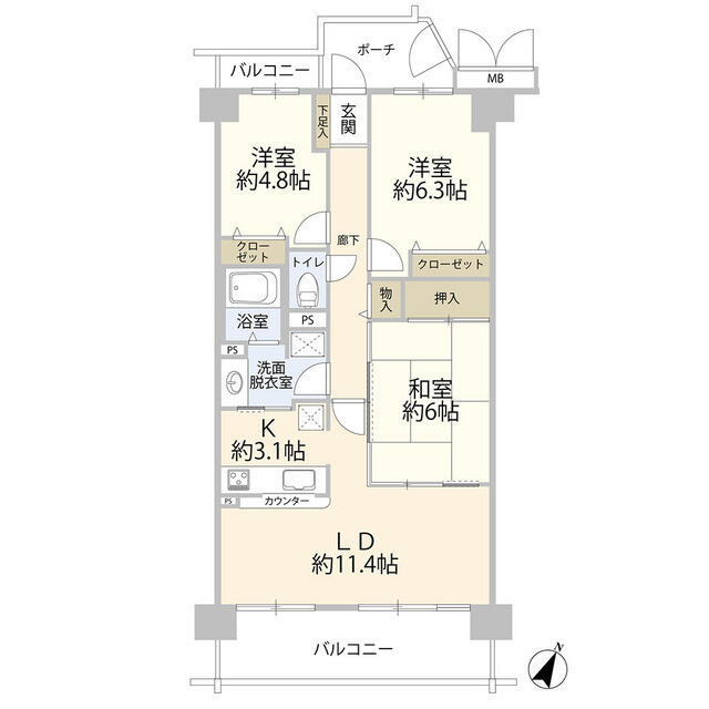 エステ・シティ船橋三番館