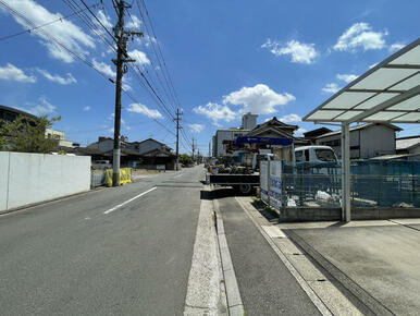 前面道路含む現地（2026年5月撮影）