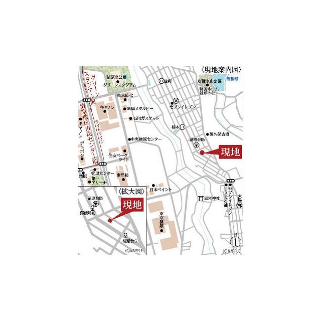 現地案内図