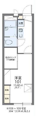 代表的な間取のため実際の間取とは異なる場合があります