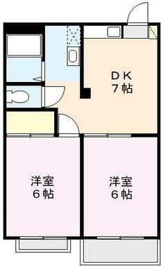 ２ＤＫのお部屋です