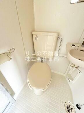 清潔感のある洋式トイレです♪