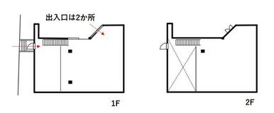 １－２階メゾネットタイプ