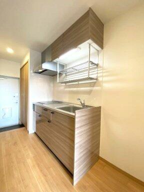 コンパクトなキッチンで掃除もラクラク