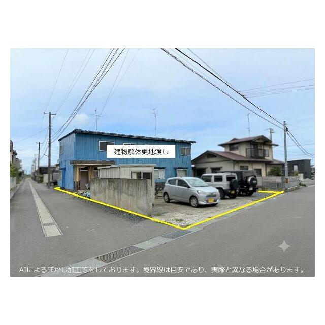 南西側より敷地を撮影