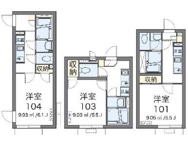 代表的な間取のため実際の間取とは異なる場合があります