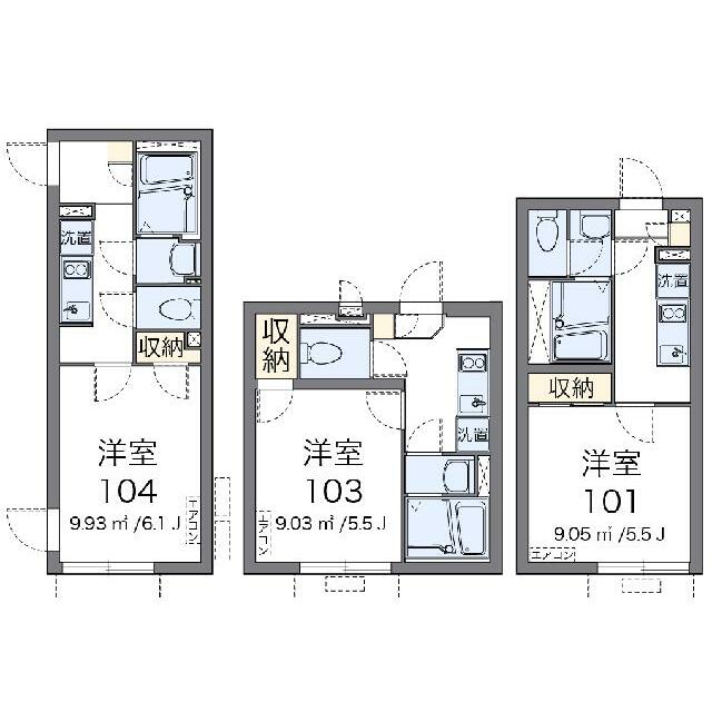 代表的な間取のため実際の間取とは異なる場合があります
