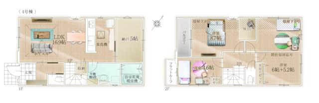 物件画像 福岡市東区 若宮４丁目 (千早駅) 2階建 4LDK