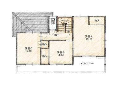 余裕を感じるワイドスパン型で、自在な空間使いに応えます