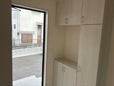 住まいの「第一印象」となる玄関（1号棟）
