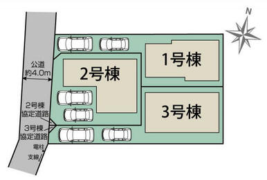 川口市源左衛門新田3棟 区画図