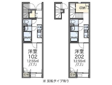 代表的な間取のため実際の間取とは異なる場合があります