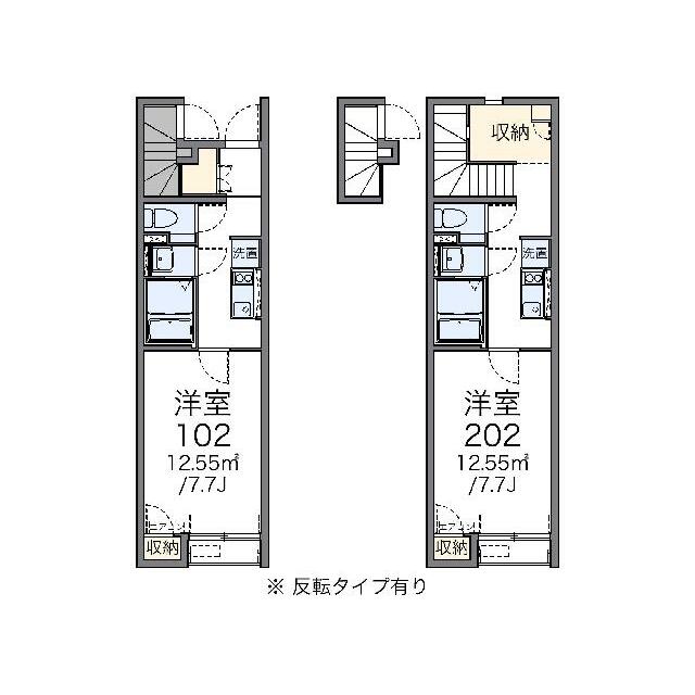 代表的な間取のため実際の間取とは異なる場合があります