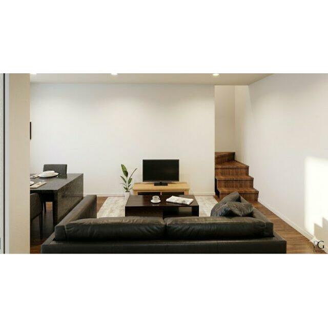 カウンターキッチンからリビングが見渡せお子様の様子を見ながら料理ができます♪