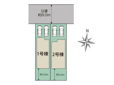 名古屋市西区清里町2棟 区画図