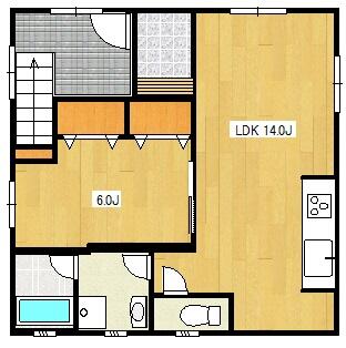 ２Ｆ　住居又は事務所スペース