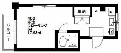 ３面採光の明るいお部屋です