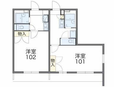 代表的な間取のため実際の間取とは異なる場合があります