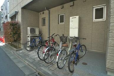 屋根付の自転車駐輪場