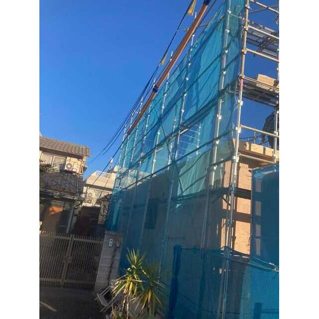 1号棟現地工事写真 日を重ねるごとにこの佇まいに愛着が湧いてきそう