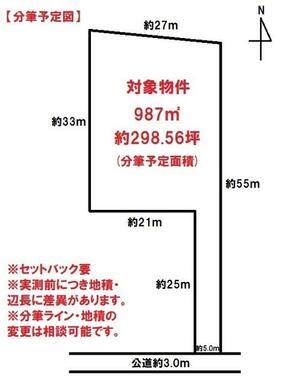 分筆予定図