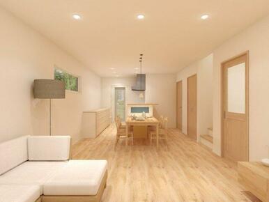 ◆リビング階段があり、しぜんと家族が集まる間取りになっています◆