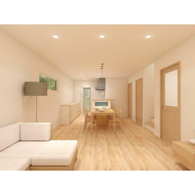 ◆リビング階段があり、しぜんと家族が集まる間取りになっています◆