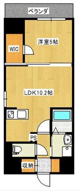 ３９．３２㎡の広々１ＬＤＫ