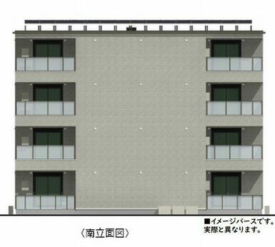 【外観パース(3)】ホテルライクシャーメゾンです。高級感溢れる佇まいがご入居者様を迎えます。